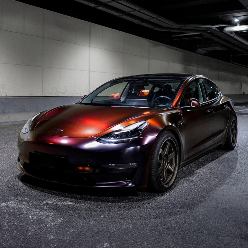 Madeira Red Matte (RD17-M) Vinyl Wrap - 图片 2