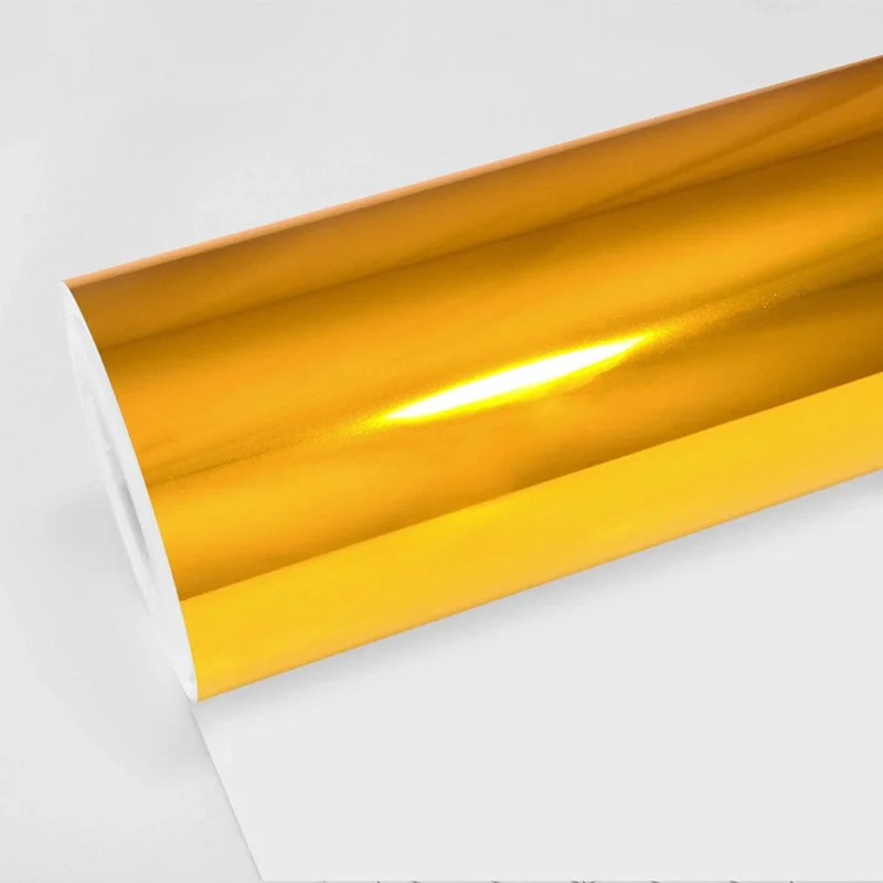 Yellow Gold Chrome (CHM02-HD) Vinyl Wrap